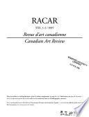 RACAR, Revue D'art Canadienne