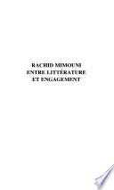 Rachid Mimouni entre littérature et engagement