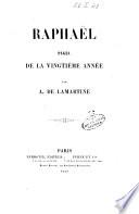 Raphael pages de la vingtie'me anne'e
