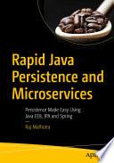 Rapid Java Persistence and Microservices
