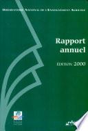 Rapport annuel de l'ONEA