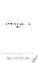 Rapport annuel