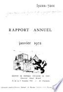 Rapport annuel