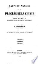 Rapport annuel sur les progrès de la chimie