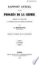 Rapport annuel sur les progrés des sciences physiques et chimiques