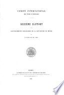 Rapport aux gouvernements signataires de la convention du mètre