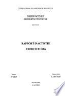 Rapport d'activité