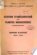 Rapport d'activité