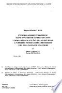 Rapport d'étude