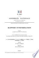 Rapport d'information sur la crise ukrainienne et l'avenir des relations entre la Russie et l'Union européenne et la France