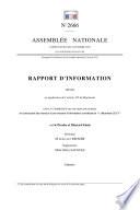 Rapport d'information sur le Proche et Moyen-Orient