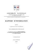 Rapport d'information sur le transport des patients