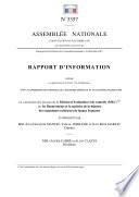 Rapport d'information sur les financements et la maîtrise de la dépense des organismes extérieurs de la langue française