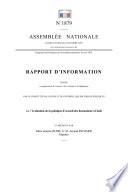 Rapport d'information sur l’évaluation de la politique d’accueil des demandeurs d’asile