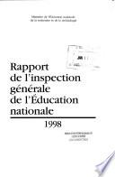 Rapport de l'Inspection générale de l'Education nationale ....
