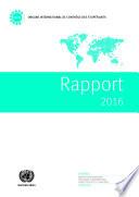 Rapport de l'Organe International de Contrôle des Stupéfiants pour 2016