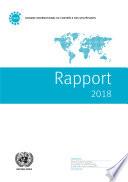 Rapport de l'Organe International de Contrôle des Stupéfiants pour 2018