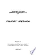 Rapport de la commission présidée par M. Dominique Figeat sur le logement locatif social