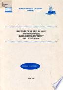 Rapport de la République du Mozambique sur le développement de l'éducation