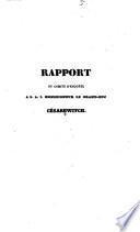 Rapport du comité d'enquête [on the secret societies in Poland].