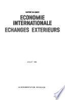 Rapport du Comité [de l'] économie internationale [et des] echanges extérieurs
