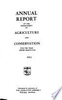 Rapport Du Département de L'agriculture, Des Statistiques Et de la Santé