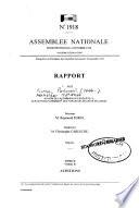 Rapport fait au nom de la Commission d'enquête sur le fonctionnement des forces de sécurité en Corse: Auditions (2 v.)