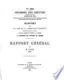 Rapport fait au nom de la Commission de̓nquête chargée de faire la lumière sur les allégations portées à la tribune à lo̓ccasion des affaires de Panama