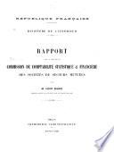Rapport fait au nom de la commission