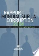 Rapport mondial sur la corruption 2004