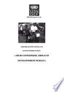 Rapport national sur le développement humain, Madagascar