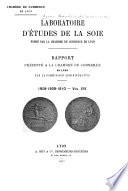 Rapport présenté à la Chambre de commerce de Lyon par la Commission administrative