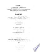 Rapport[s] fait[s] au nom de la Commission d'enquête sur les actes du gouvernement de la défense nationale