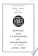 Rapport sur la situation du département
