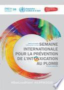 Rapport sur les activités réalisées pendant la huitième semaine internationale pour la prévention de l’intoxication au plomb du 25 au 31 octobre 2020