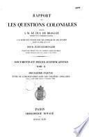 Rapport sur les questions coloniales, adressé à M. le Duc de Broglie, à la suite d'un voyage fait aux Antilles et aux Guyanes pendant les années 1838-1839