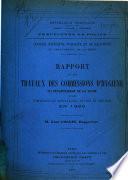 Rapport sur les travaux des Commissions d'Hygiène de la Seine, Saint-Cloud, Sèvres, Meudon en 1889