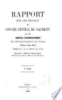 Rapport sur les travaux du Conseil departemental d'hygiene et des commissions sanitaires