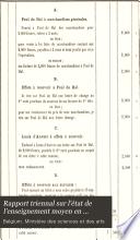 Rapport triennal sur l'état de l'enseignement moyen en Belgique, présenté aux chambres législatives