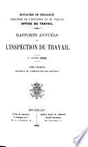 Rapports annuels de l'Inspection du travail