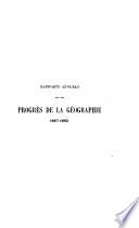 Rapports annuels sur les progrès de la géographie