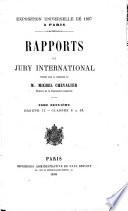 Rapports du jury international
