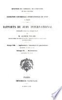 Rapports du Jury international