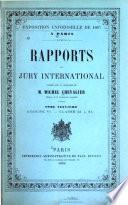 Rapports du Jury international