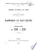 Rapports et documents