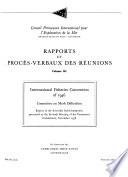 Rapports et procès-verbaux des réunions