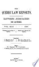 Rapports Judiciaires de Québec