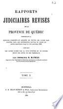 Rapports judiciaires revises de la Province de Quebec ...