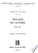 Rapports préliminaires
