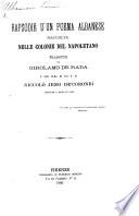 Rapsodie d'un poema albanese raccolte nelle colonie del napoletano tradotte da Girolamo de Rada e per cura di lui e di N.J. de Coronei ordinate e messe in luce